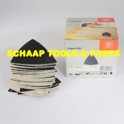 Schuurpapier met klitbevestiging zonder perforatie 80 x 80 x 80 mm korrel  80 | 63717.083.015